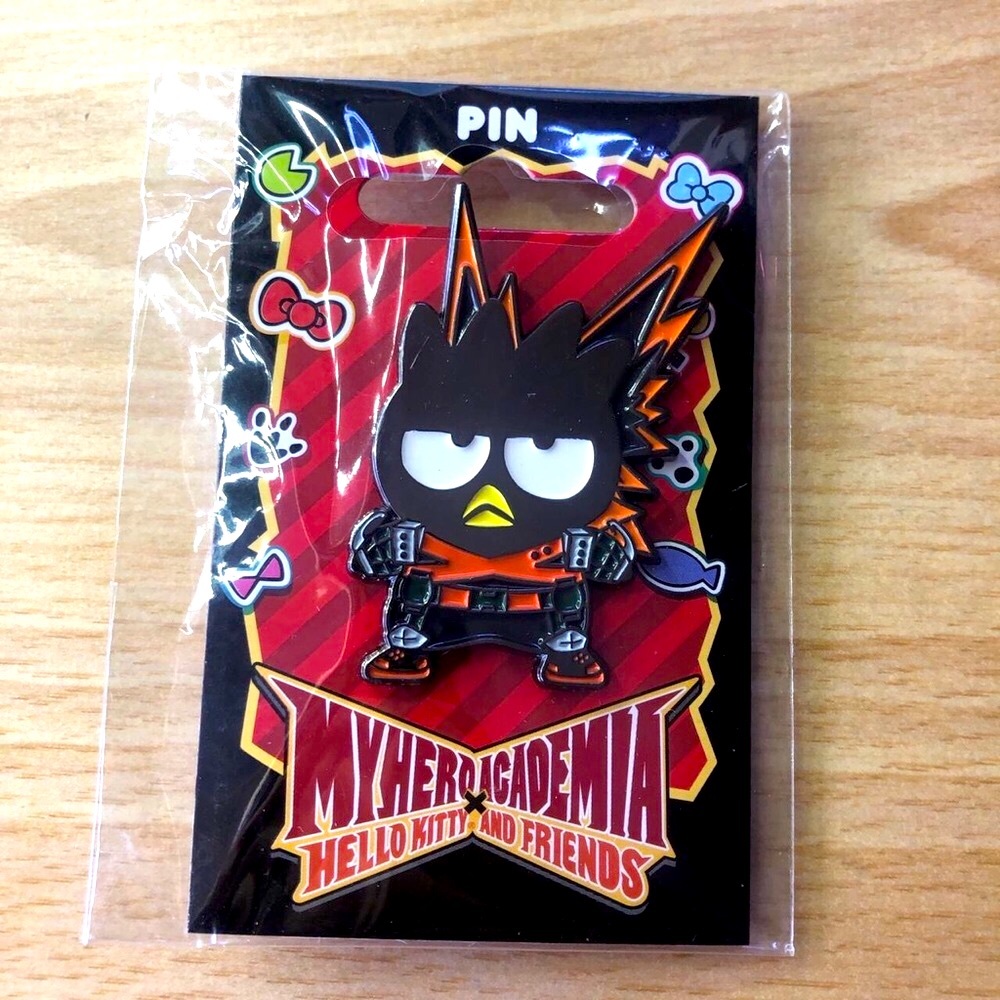 MHA x Hello Kitty Badtz Maru as Bakugo Enamel Pin